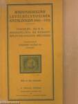 Magyarország levélbélyegeinek katalógusa 1850-1925