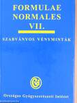Formulae Normales VII.
