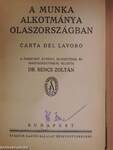 A munka alkotmánya Olaszországban (Tiltólistás kötet)