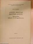 Angol-magyar/magyar-angol matematikai kifejezés- és szöveggyűjtemény