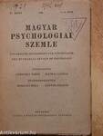 Magyar Psychologiai Szemle 1942. 1-4. szám