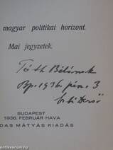 A mai magyar politikai horizont (dedikált példány)
