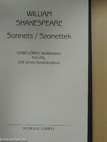 Sonnets/Szonettek