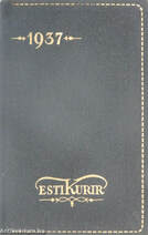 Esti Kurir zsebnaptára 1937