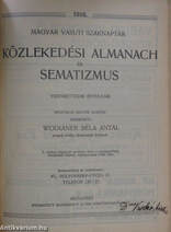 Magyar Vasuti Szaknaptár Közlekedési Almanach és Sematizmus 1916