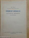 Pótfüzet az 1954. évben megjelent Formulae normales szabványos vényminták kiadásához (töredék)
