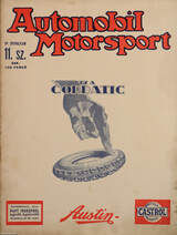 Automobil-Motorsport 1929. július 1.