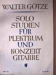 Solostudien für Plektrum- und Konzertgitarre II.
