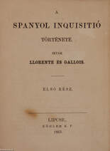 A spanyol inquisitió története I-II.