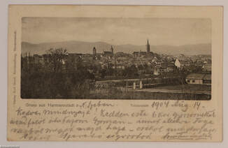Nagyszeben - képeslap, 1904
