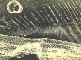 Fények és árnyékok 1962 - fotogram 20 x 27,5 cm