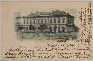 Dévaványa - Vadkacsa szálló - képeslap, 1900