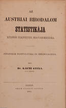 Az austriai birodalom statistikája