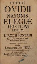 Elegiae Tristium Libri V.