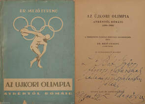 Az újkori olimpia (dedikált példány)