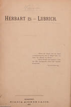 Herbart és - Lubrich/Deák Ferencz/A gazemberek