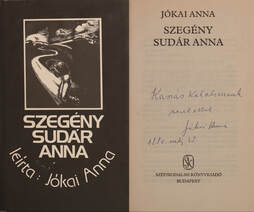 Szegény Sudár Anna (dedikált példány)