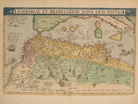 Barbariae et Biledurgerid Nova Descriptio - színezett rézmetszet - 1609