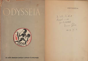 Odysseia (Devecseri Gábor műfordító által dedikált példány)