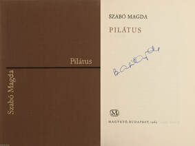 Pilátus (aláírt példány)
