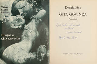 Gíta Govinda (Weöres Sándor által dedikált példány)