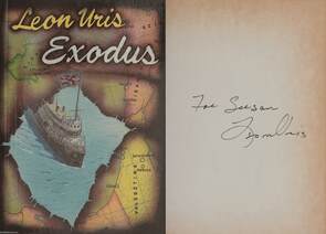 Exodus (Leon Uris által dedikált példány)
