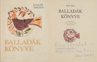 Balladák könyve - lemezzel (Kallós Zoltán által dedikált példány)