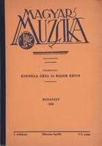 Magyar Muzsika 1935. március-április