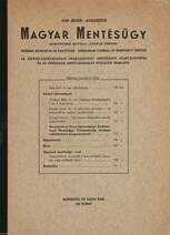 Magyar Mentésügy 1949 július-augusztus