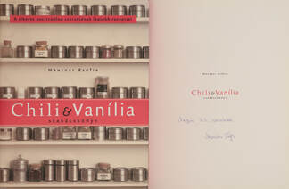 Chili & Vanília szakácskönyv (dedikált példány)