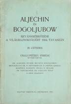 Aljechin és Bogoljubow revánsmérkőzése a világbajnokságért 1934. tavaszán