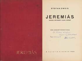 Jeremiás (A fordító, Vér Andor által dedikált példány)
