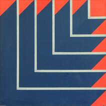 Színek, sávok 1976 - akrill, vászon, 61 cm x 61 cm
