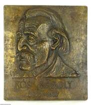 Hatalmas Kós Károly bronz dombormű 44 cm x 38,5 cm