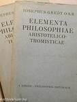 Elementa philosophiae aristotelico-thomisticae I-II.