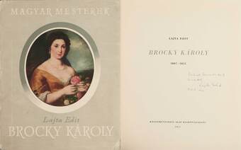 Brocky Károly 1807-1855 (dedikált példány)
