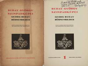 Buday György szinpadképei (Buday György által dedikált példány)