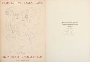 Tizenkét vers - tizenkét rajz (Szabó Lőrinc és Szalay Lajos által aláírt, számozott, védődobozos példány)