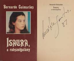 Isaura, a rabszolgalány (Lucélia Santos, az Isaurát alakító színésznő aláírásával elátott példány)