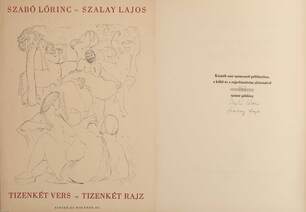 Tizenkét vers - tizenkét rajz (Szabó Lőrinc költő és Szalay Lajos grafikus által aláírt számozott példány)