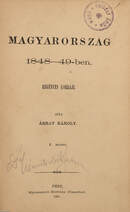 Magyarország 1848-49-ben I-IV.