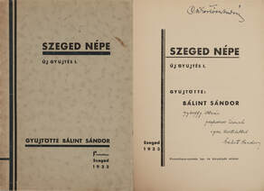 Szeged népe (dedikált példány)