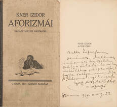 Kner Izidor aforizmái (dedikált példány)