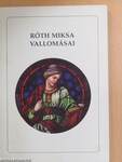 Róth Miksa vallomásai/The confessions of Miksa Róth