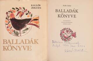 Balladák könyve - 4 lemezzel (dedikált, számozott példány) (A kötésterv Szántó Tibor munkája.)