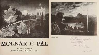Molnár C. Pál festőművész retrospektív kiállítása (Molnár C. Pál által dedikált példány)