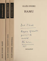 Hármaskönyv I-III. - Hamu/Festett egek/Stendhal (dedikált, védődobozos példány)
