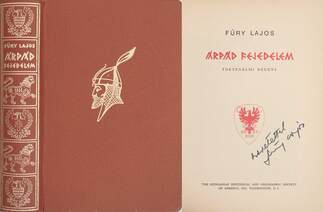 Árpád fejedelem - képekkel és térképpel ellátott bibliofil kiadás. (dedikált példány)