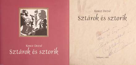 Sztárok és sztorik - CD-vel (Pécsi Ildikónak és Szűcs Lajosnak dedikált példány)