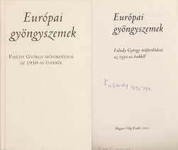 Európai gyöngyszemek (aláírt példány)
